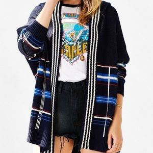 Ecote Plaid Sweater Cardigan